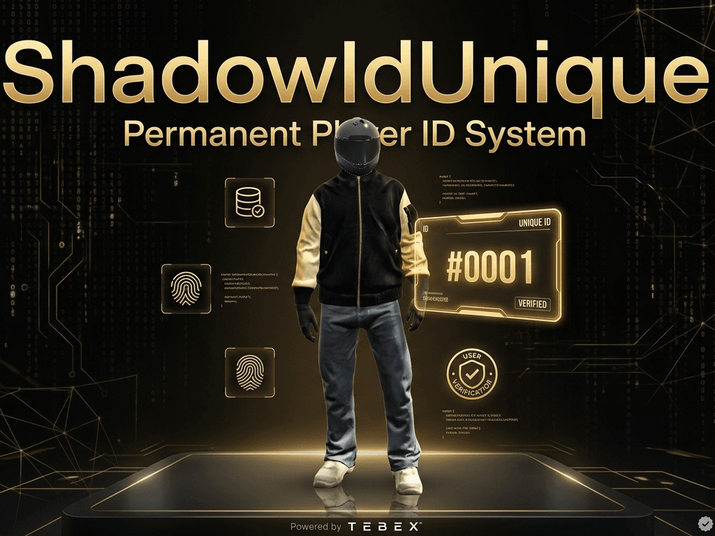 ShadowIdUnique - Permanent Player ID System